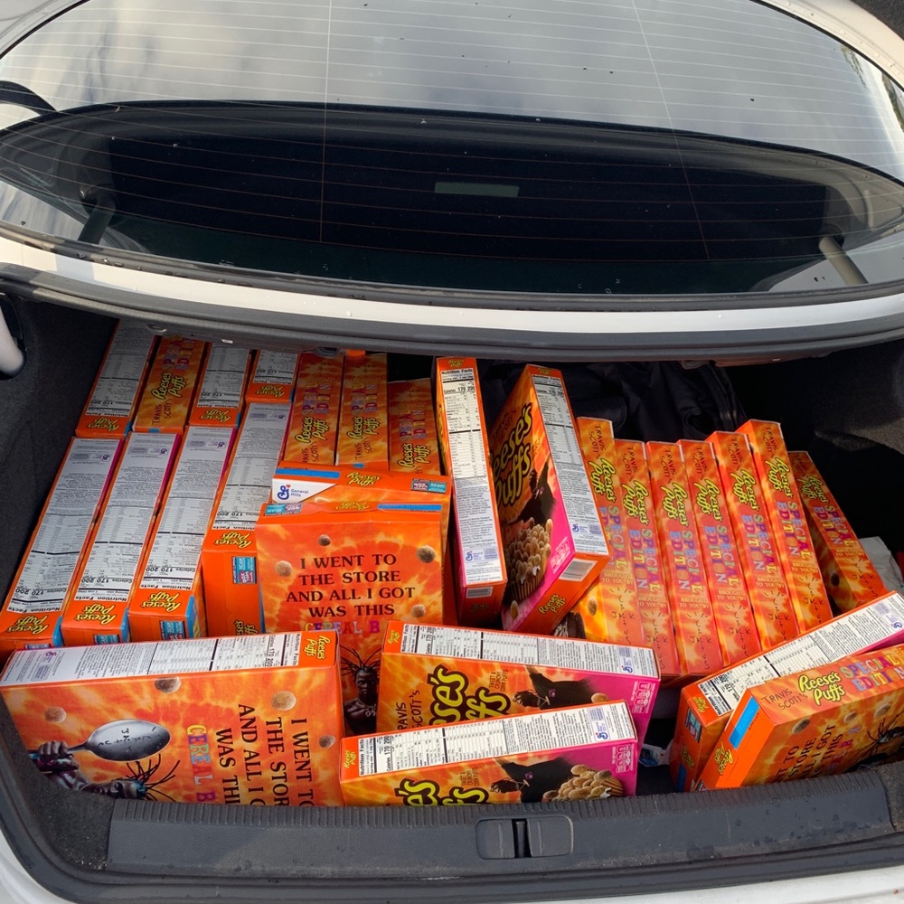 Travis Scott Reese’s Puffs Cereal